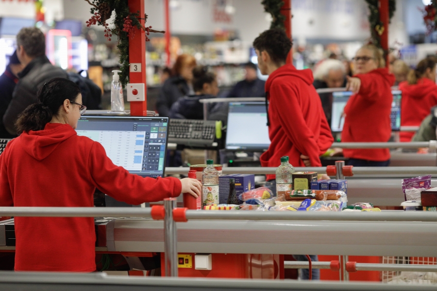 Cumpărături la supermarket