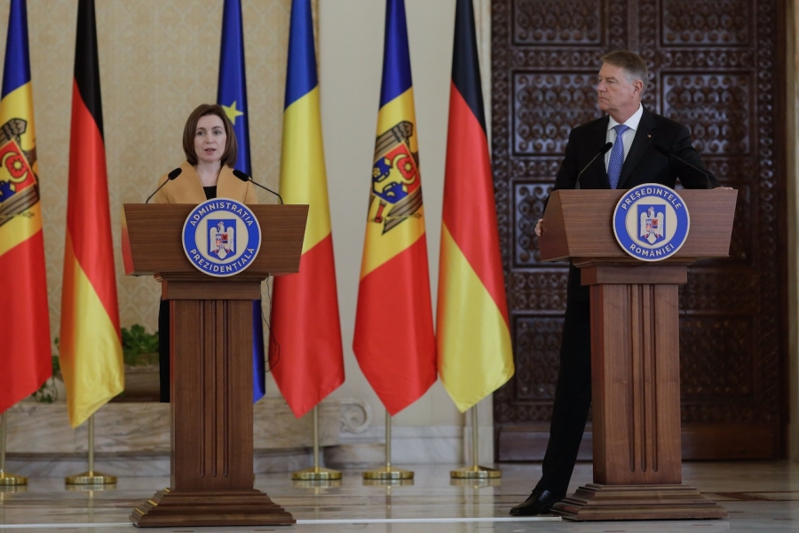 Maia Sandu - Klaus Iohannis