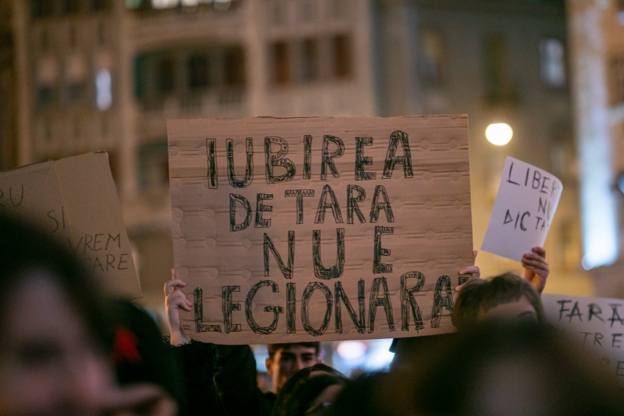 Protest anti-Călin Georgescu