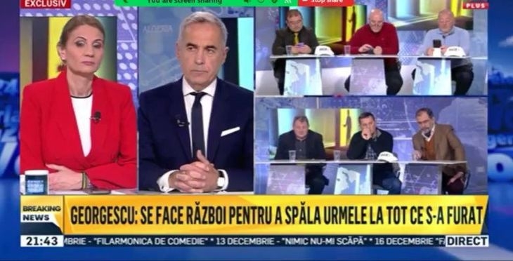 Anca Alexandrescu și Călin Georgescu, la Realitatea TV