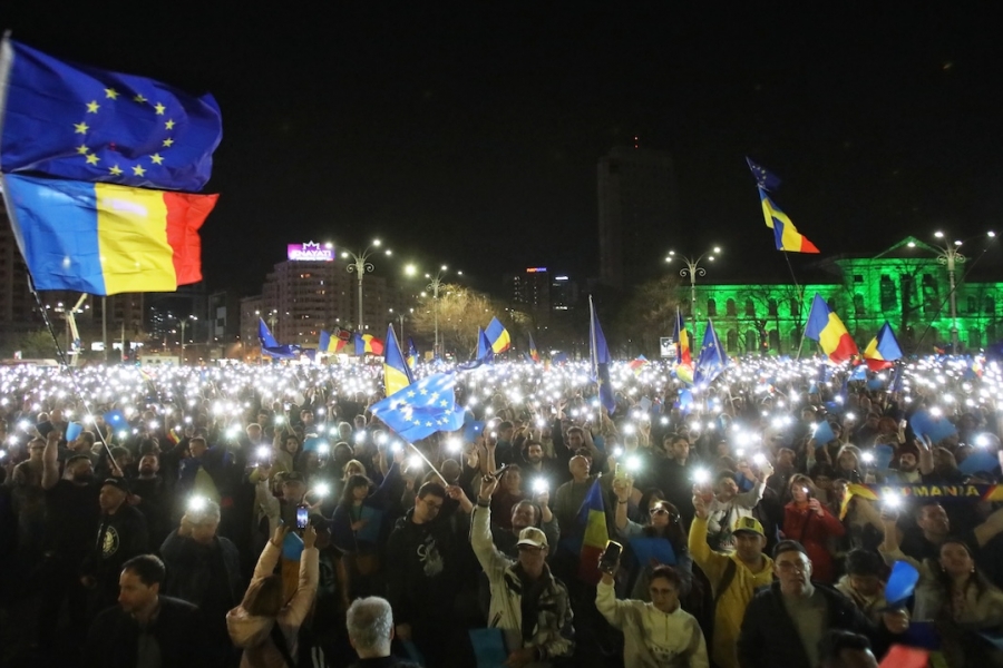 Piața Victoriei, mitingul pro-Europa