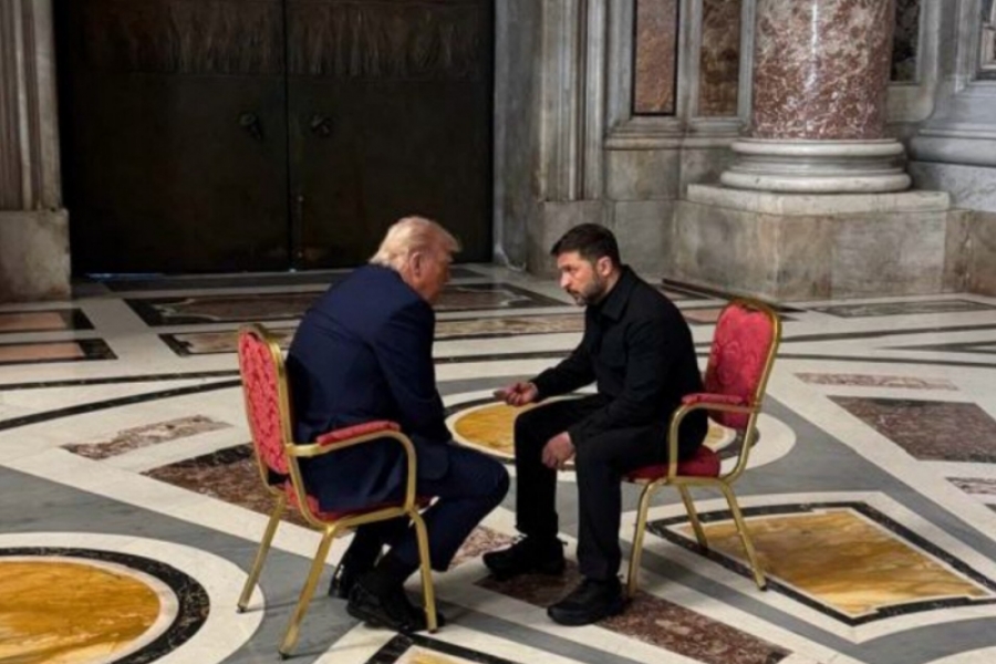 Trump și Zelenski la Vatican