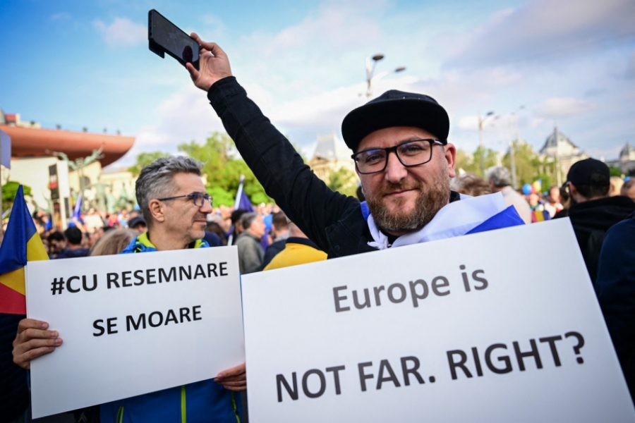 protest pro-Europa