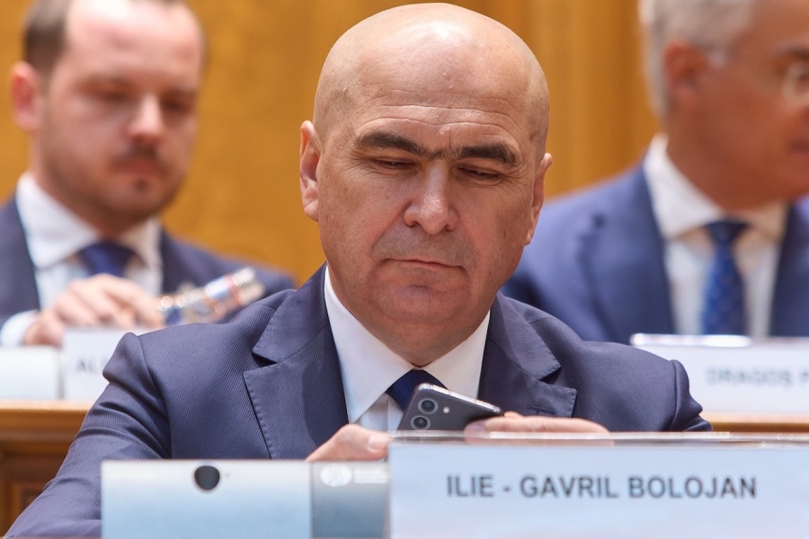 Ilie Bolojan, premier, în Parlament