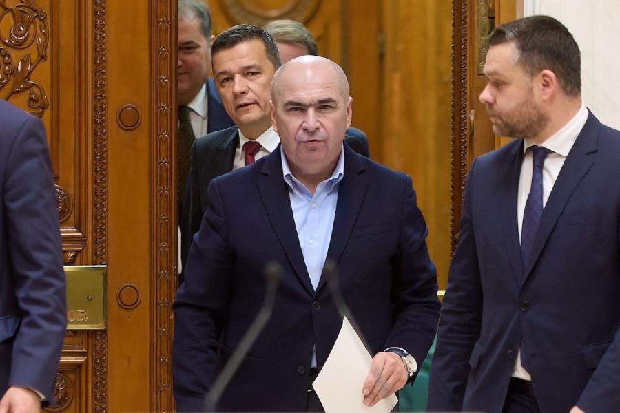 Ilie Bolojan și membrii coaliției