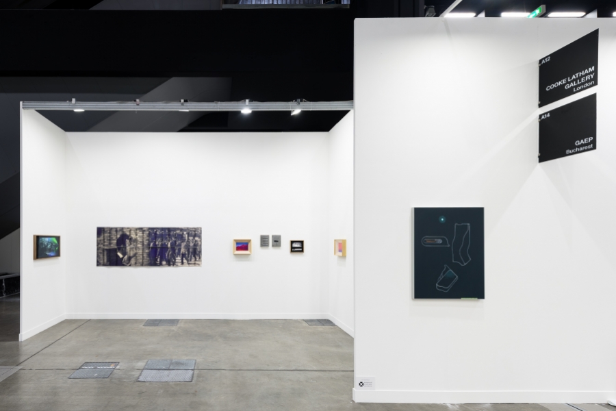 Standul Gaep la târgul internațional de artă miart 2025, Milano; foto: Sebastiano Luciano