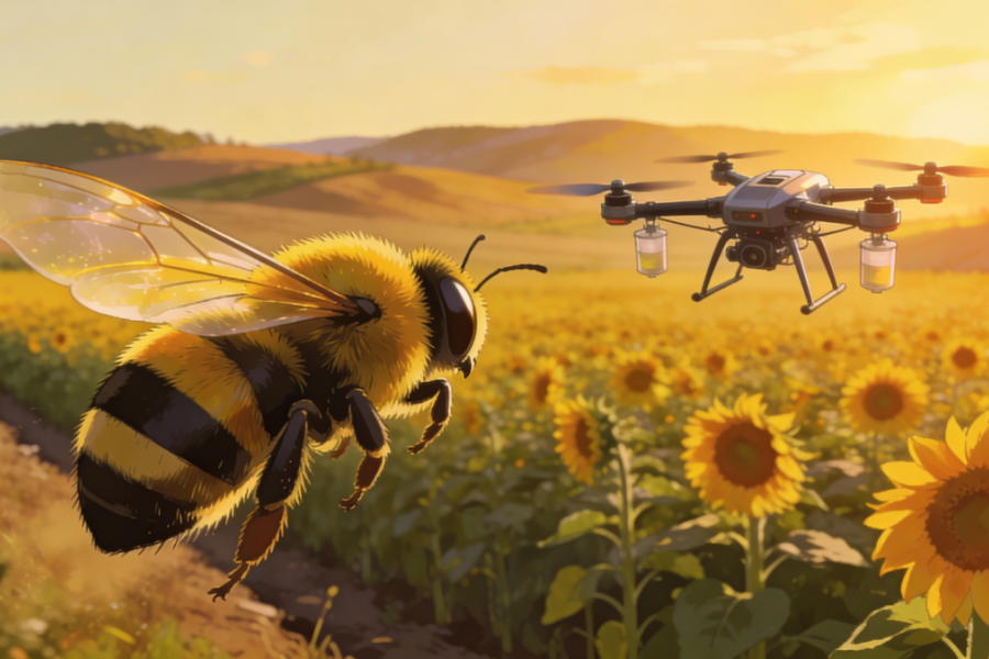 albină - dronă