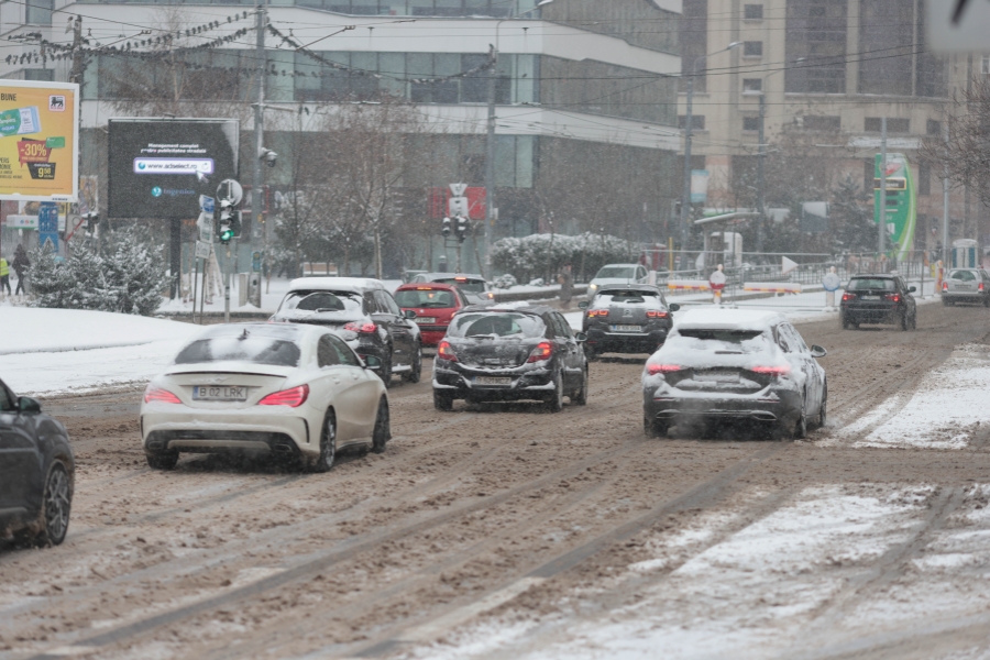 străzi in Bucuresti - iarnă 2026