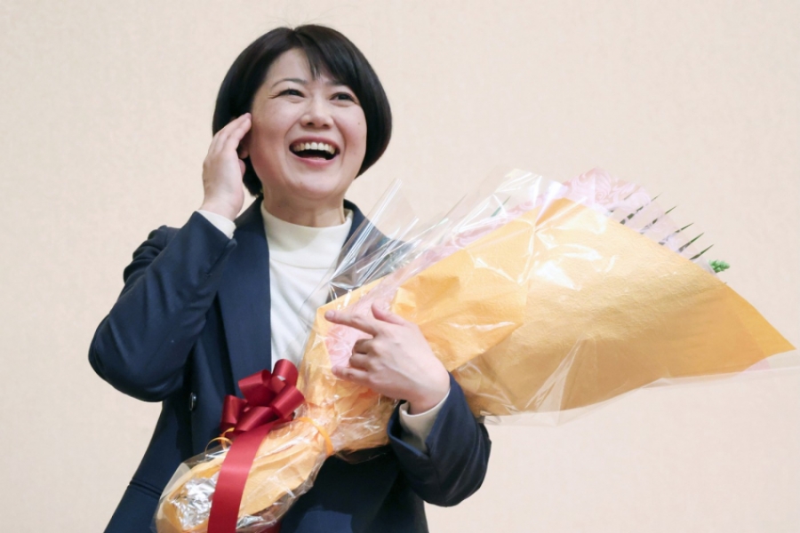 Primărița Akira Ogawa. sursa foto: Profimedia