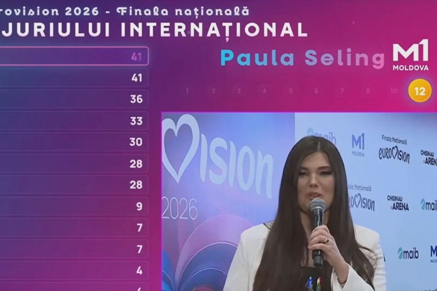 Paula Seling Eurovision 2026 Republica Moldova / sursa foto: captură YouTube