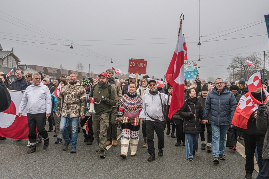 protest pro Groenlanda