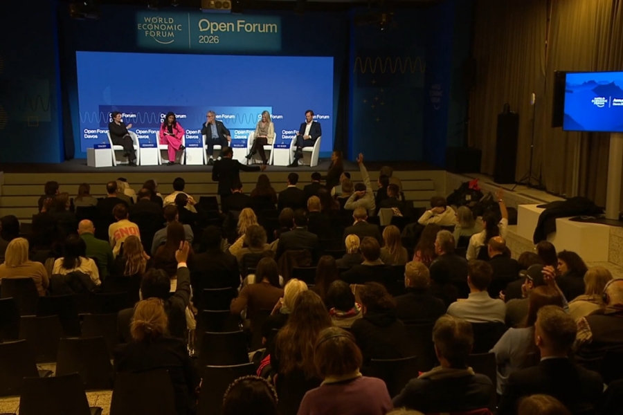 Lia Hâncianu la Davos