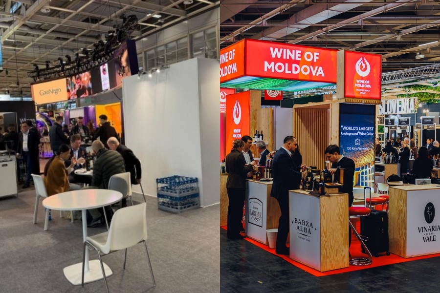 Paris Wine - standurile Romaniei si Moldovei