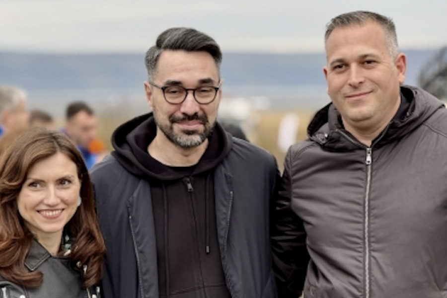 Maria Mihai, Head of Corporate Affairs la Lidl România, Otto Keul, Head of Purchasing Fruits & Vegetables, Lidl România