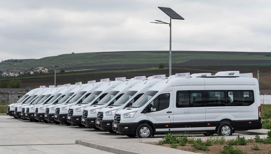 Microbuze scolare / sursa foto: Reporter de Iasi