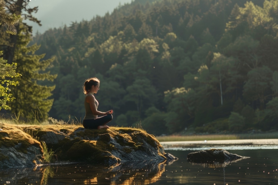 Meditatie in natura / sursa foto: Profimedia