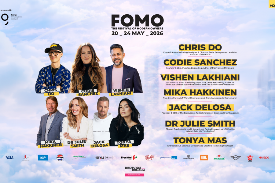 FOMO 2026: cinci zile de conversații între antreprenori, freelancers și lideri de business