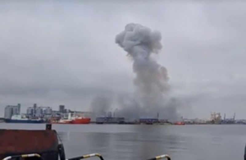 explozia drona