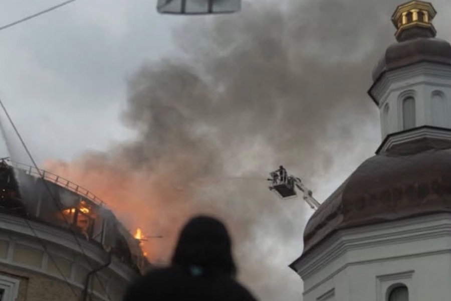 Biserica Ucraina bombardata