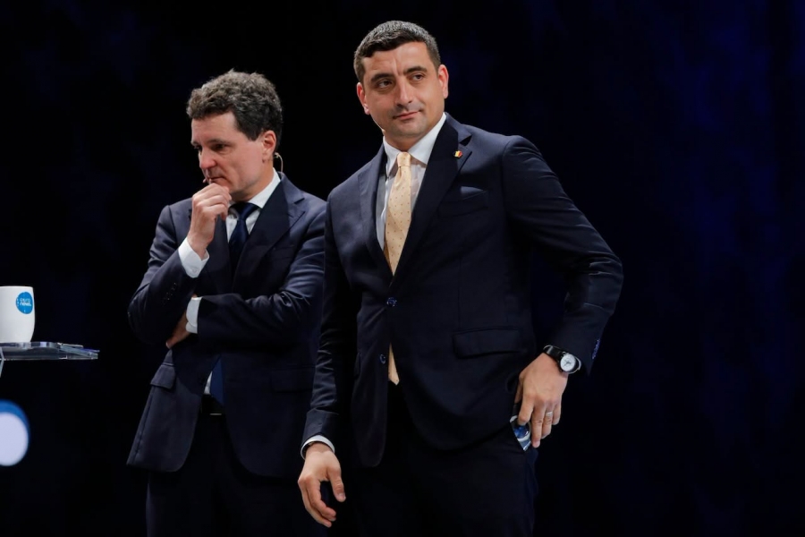 Nicușor Dan și George Simion / sursa foto: Inquam Photos