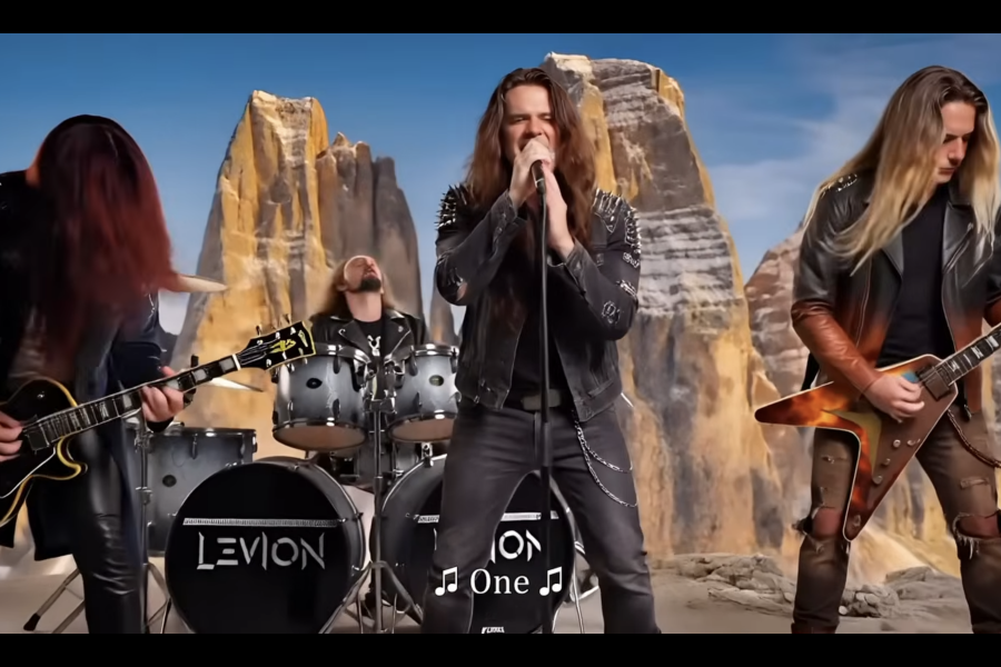 Levion, trupa metal spiritual cosmic AI - We are one