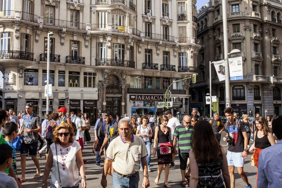 Gran Via, Madrid
