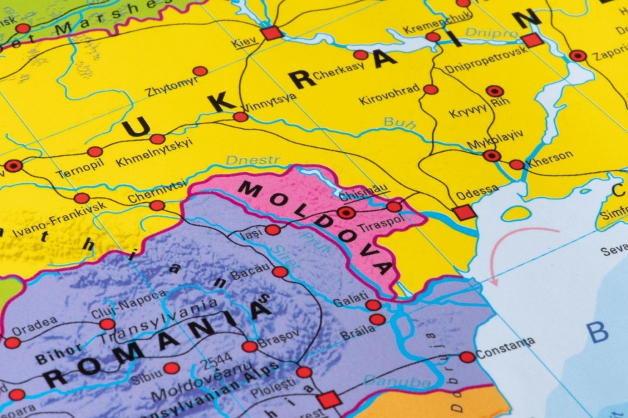 Harta Romania Ucraina. sursa foto Profimedia.