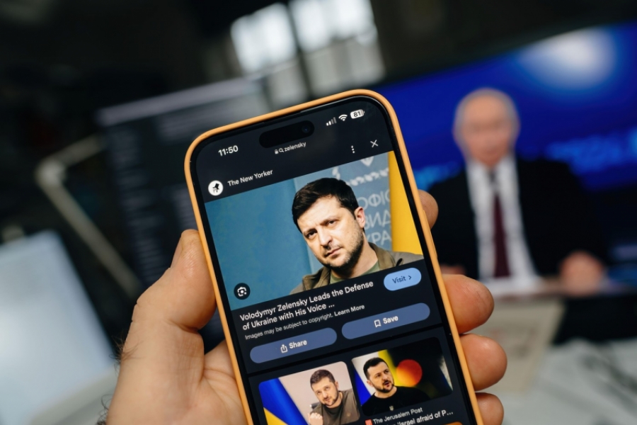 Volodimir Zelenski versus Vladimir Putin / sursa foto: Profimedia