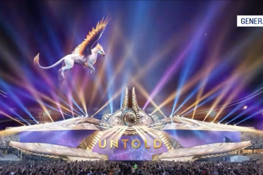 Scena principală de la Untold 2026, dezvăluită de organizatori. Are 38 m înălțime, 127 m lățime și 15 milioane de pixeli