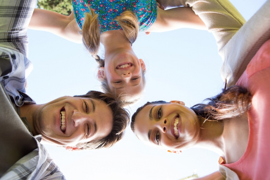 familie fericita
