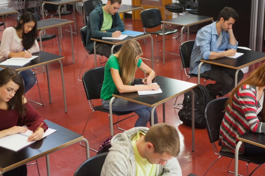 Elevi examen / sursa foto: Profimedia