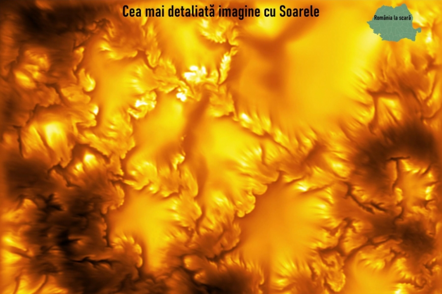 Cea mai detaliata imagine cu Soarele