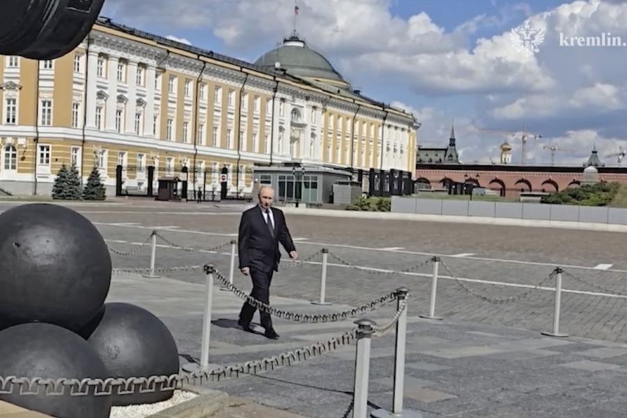 Vladimir Putin la Moscova