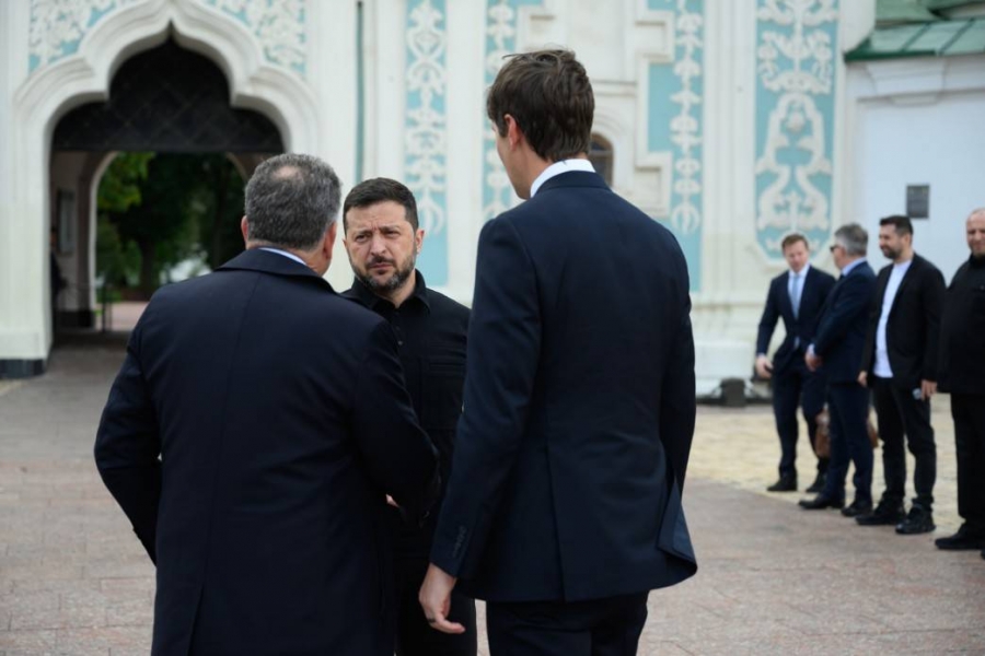 Zelenski si emisarii americani / sursa foto: Profimedia
