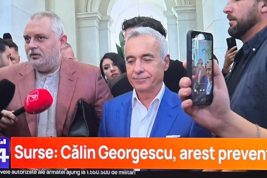 Calin Georgescu arestat / sursa foto: Digi24
